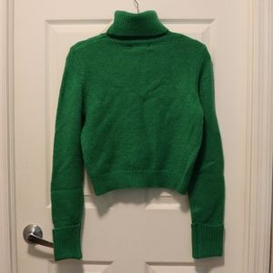 NWT Green Crop Sweater | Cider